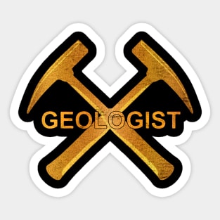 geologist gold Sticker